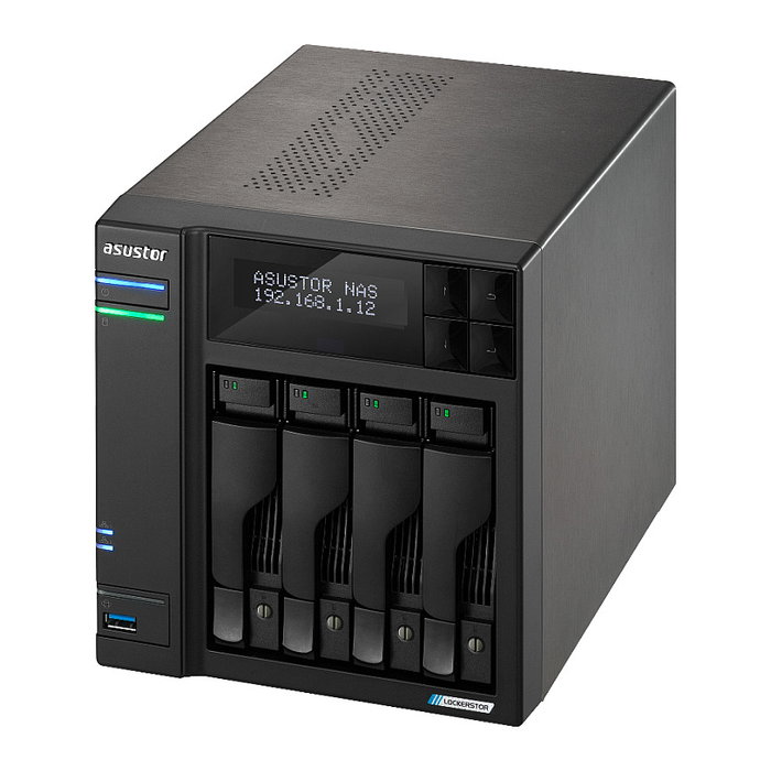 Asustor LOCKERSTOR 4 Gen2 NAS AS6704T 4-Bay, Escritorio, Intel Celeron N5105, 4 GB DDR4, 4 Ranuras M.2, RAID 0/1/5/6/10/JBOD, 2x2.5GbE, HDMI 2.0b Asustor LOCKERSTOR 4 Gen2 NAS AS6704T 4-Bay, Escritorio, Intel Celeron N5105, 4 GB DDR4, 4 Ranuras M.2, RAID 0/1/5/6/10/JBOD, 2x2.5GbE, HDMI 2.0b