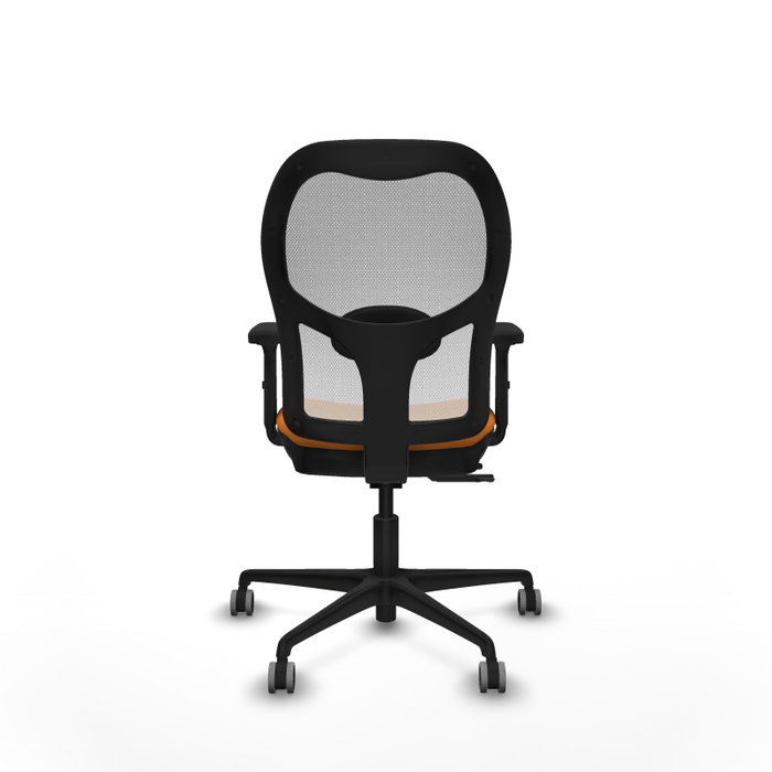 PIQUERAS Y CRESPO Silla de oficina Jorquera Naranja y Blanco