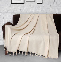 L'essentiel linge de maison Funda de Sofá Natural 170 x 300 cm - 100% Algodón