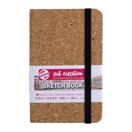 Talens Art Creation Cuaderno de Bocetos Corcho 9 x 14 cm, 140 g, 80 hojas