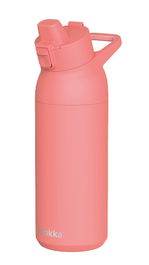QUOKKA Botella Térmica Kids con Sippy 700 ml, Acero Inoxidable, Color Tide Coral - Termo Infantil