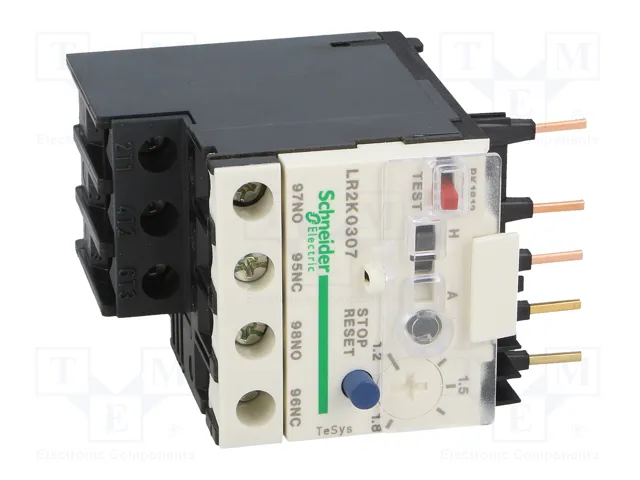 SCHNEIDER ELECTRIC Relé térmico TeSys K 1,2÷1,8A NO + NC