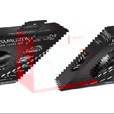 Remington HC4300 Maquinilla de Cortar Pelo Recargable Negro con 12 Ajustes, Acero Inoxidable, A Prueba de Agua, Hasta 2.5 cm, 70 Min de Autonomía