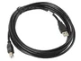 Lanberg CA-USBA 10CC-0030-BK Cable USB 2.0 Tipo A Macho a USB B Macho, 3 Metros, Negro