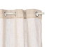 GIFTDECOR Cortina Beige con Rayas Marrón 140 x 260 cm (Set de 6)