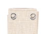 GIFTDECOR Cortina Beige con Rayas Marrón 140 x 260 cm (Set de 6)