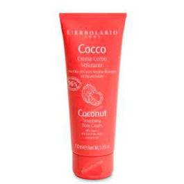 L'ERBOLARIO Crema De Cuerpo Aterciopelante 100 Ml con Manteca de Cacao y Extracto de Coco - Hidratación y Suavidad para Pieles Delicadas