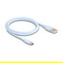 DeLOCK Cable USB 2.0 Tipo-A a Tipo-C 1m Azul, 81222, USB A Macho a USB C Macho, 480 Mbps, 3A