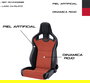 Recaro Asiento Deportivo Cross Sportster CS con Calefacción - Piel Sintética Dinamica Rojo y Negro - Lado Copiloto - Modelo RC414102585