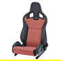 Recaro Asiento Deportivo Cross Sportster CS con Calefacción - Piel Sintética Dinamica Rojo y Negro - Lado Copiloto - Modelo RC414102585