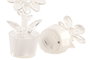 DKD Home Decor Decoracion Luminosa Basicos Flor Transparente 4 x 11 x 4 cm 12 Unidades
