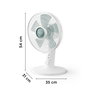 Ventilador de Sobremesa Rowenta VU2740 Blanco 50 W