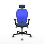 PIQUERAS Y CRESPO Silla de oficina Jorquera azul marino y azul
