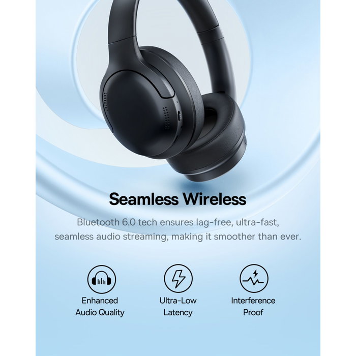 Baseus Bass BH1 Lite Wireless Headphones Cosmic Black Baseus Bass BH1 Lite Wireless Headphones Cosmic Black