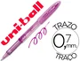 Boligrafo Uni-Ball Uf-202 Fanthom Borrable 0,7 mm Tinta Gel Violeta 12 unidades