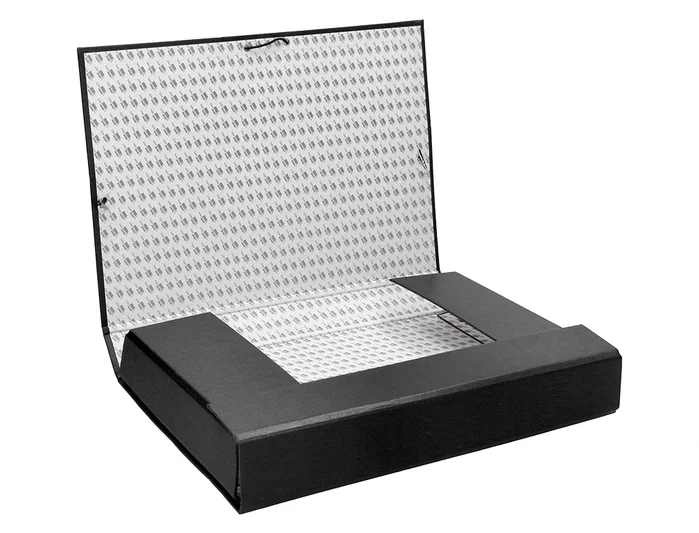 Liderpapel Carpeta de proyectos folio lomo 70mm negra