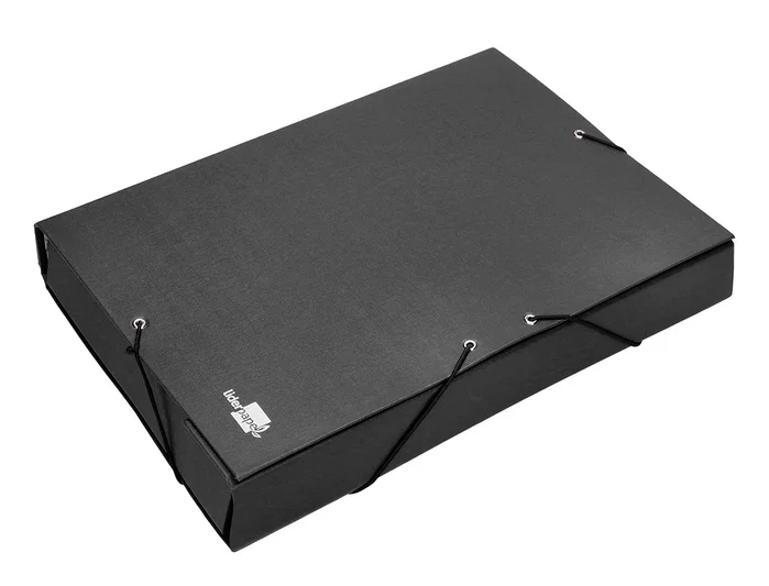 Liderpapel Carpeta de proyectos folio lomo 70mm negra