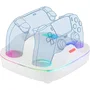 Konix AABRR67117 Estación de carga para 2 mandos DualSense PS5 con conectores magnéticos, carga rápida, color blanco