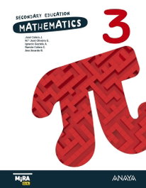 ANAYA, Mathematics 3. Student's Book - José Colera Cañas