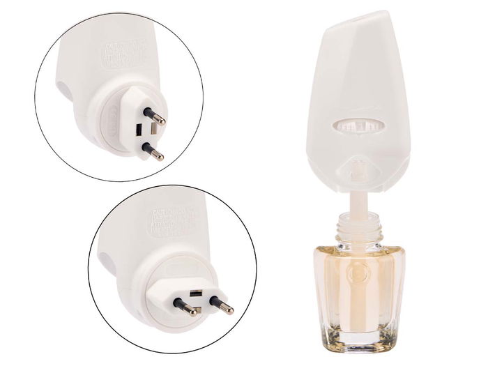Acorde Ambientador Electrico 20ml Vainilla 5 x 12 x 9 cm (Set de 24)