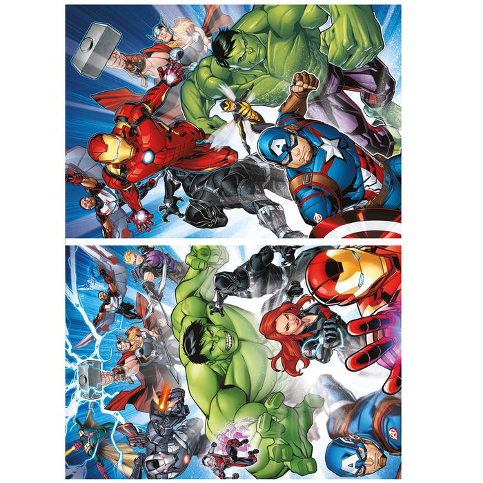 Educa Puzzle 2x100 Avengers 19679 +6 Años