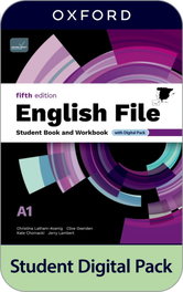 OXFORD UNIVERSITY PRESS English File A1 Student and Workbook without key Fifth edition 5a.ed