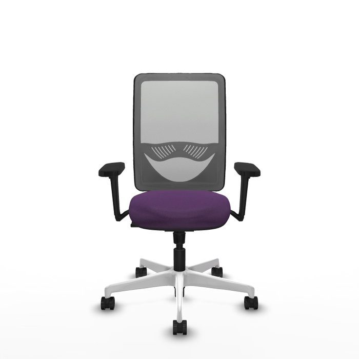 PIQUERAS Y CRESPO Silla de oficina Zulema con mecanismo Sincro, Morado y Gris PIQUERAS Y CRESPO Silla de oficina Zulema con mecanismo Sincro, Morado y Gris