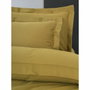 Aucune Juego de Cama 100% Algodón Satén Mostaza (1 Funda Nórdica + 2 Fundas de Almohada)​