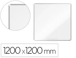 Nobo Pizarra Blanca Premium Plus Melamina 1200x1200 mm
