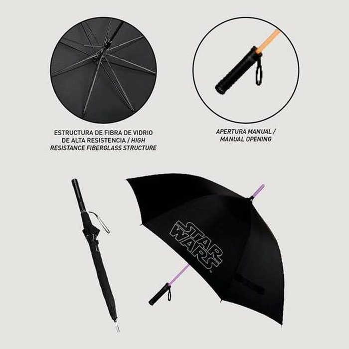 Cerdá Paraguas Manual Star Wars 53 Cm