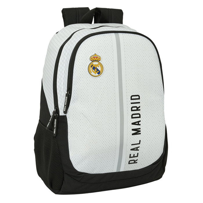 Safta Mochila Escolar Adaptada Carro Real Madrid 1ª Equipación 2024-2025 Safta Mochila Escolar Adaptada Carro Real Madrid 1ª Equipación 2024-2025