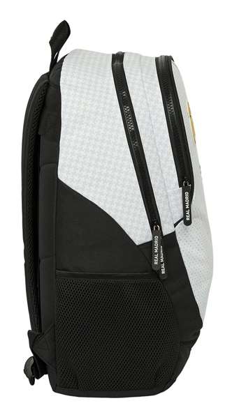 Safta Mochila Escolar Adaptada Carro Real Madrid 1ª Equipación 2024-2025 Safta Mochila Escolar Adaptada Carro Real Madrid 1ª Equipación 2024-2025