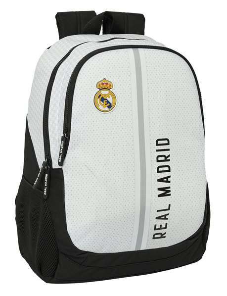 Safta Mochila Escolar Adaptada Carro Real Madrid 1ª Equipación 2024-2025 Safta Mochila Escolar Adaptada Carro Real Madrid 1ª Equipación 2024-2025