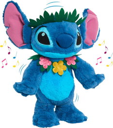 Just Play Lilo & Stitch Figura de peluche Stitch con función de baile y canto de 38 cm