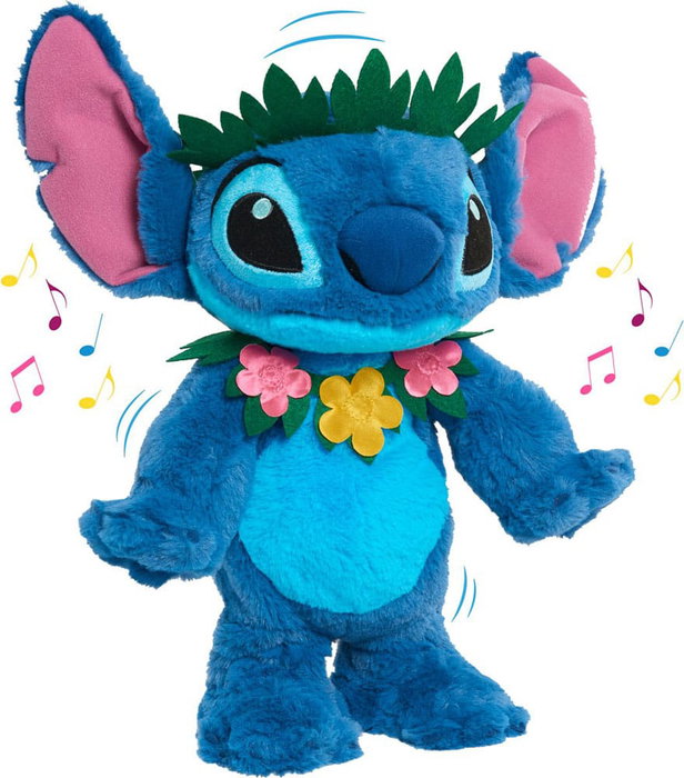Just Play Lilo & Stitch Figura de peluche Stitch con función de baile y canto de 38 cm Just Play Lilo & Stitch Figura de peluche Stitch con función de baile y canto de 38 cm