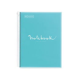 Bloc Miquelrius Emotions Notebook 1 Micro.Tapa Pp A4 80H 90G Cuadric.5X5 Azul Cielo (Set de 5)