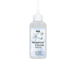 Kreul Pintura vidrio para contorno WINDOW COLOR transparente incoloro 80ml