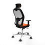 PIQUERAS Y CRESPO Silla de oficina Jorquera Naranja y Blanco