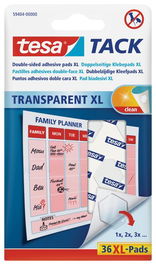 Punto Adhesivo Transparente Xl Tesa Tack 36 Unidades (Set de 20)
