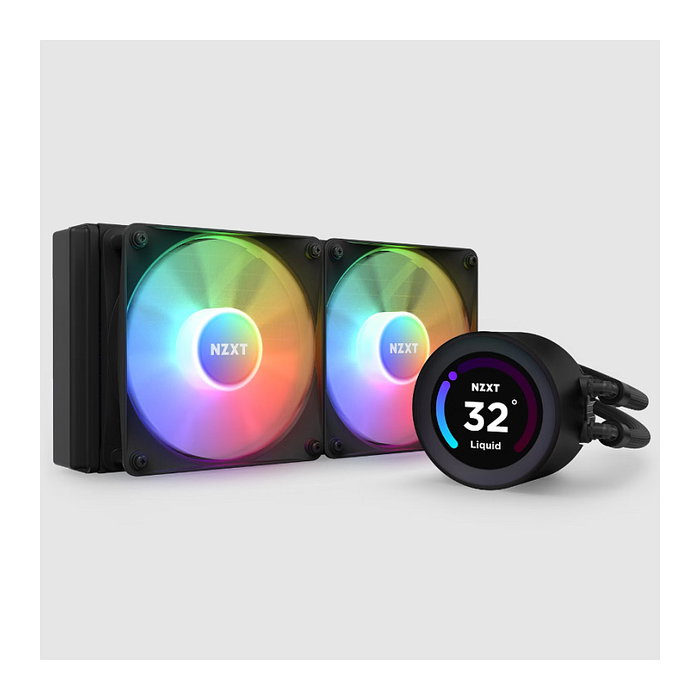 NZXT Kraken Elite 240 RGB Sistema de refrigeración líquida todo en uno Negro