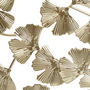 Home Deco Factory Mural Flores Metálico Ginkgo Mirage Decoración Pared d.48 cm