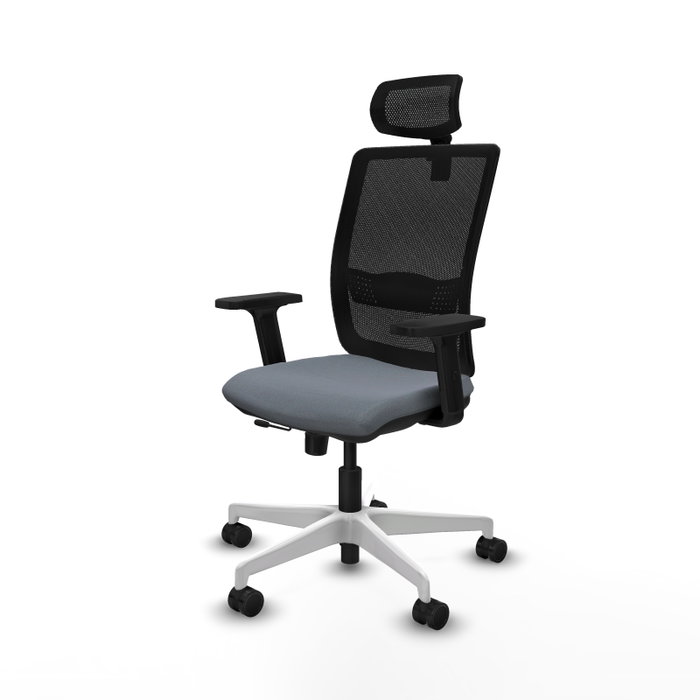PIQUERAS Y CRESPO Silla de oficina Haches con Mecanismo Sincro/Traslack, Gris y Negro PIQUERAS Y CRESPO Silla de oficina Haches con Mecanismo Sincro/Traslack, Gris y Negro