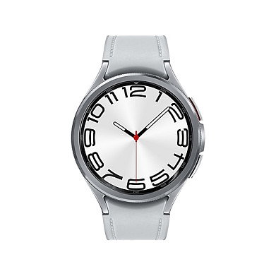 Samsung Galaxy Watch 6 Classic 47 mm Plata - Reloj Inteligente LTE, Zafiro, Wear OS, GPS, Monitor Cardíaco, 16 GB, R965