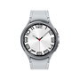 Samsung Galaxy Watch 6 Classic 47 mm Plata - Reloj Inteligente LTE, Zafiro, Wear OS, GPS, Monitor Cardíaco, 16 GB, R965