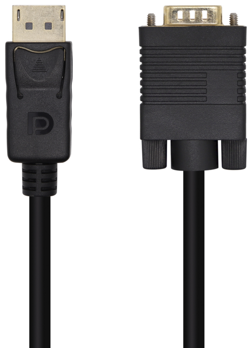 Aisens Cable Conversor DisplayPort a VGA, 3m, Negro