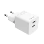 Celly TC2USBC20WWH Cargador de Pared USB-C 20W, 2 Puertos, Blanco, para Smartphone y Tableta