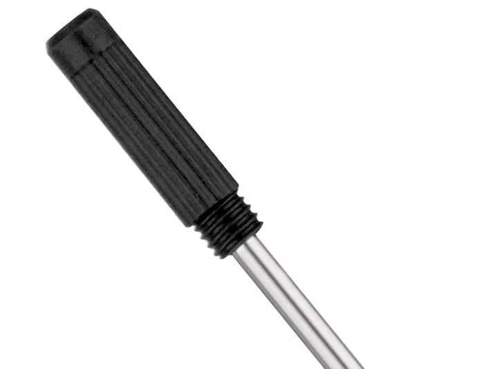 Belius Recambio Bolígrafo con Rosca Negro Caja 3 Unidades Punta M 1mm Tinta Negra Made in Germany