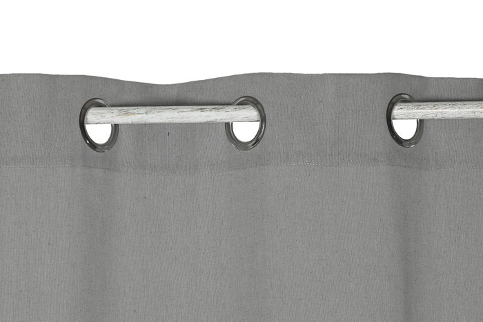 DKD Home Decor Cortina Urban Basic Colors Gris Claro 2 x 260 x 140 cm (2 Unidades)