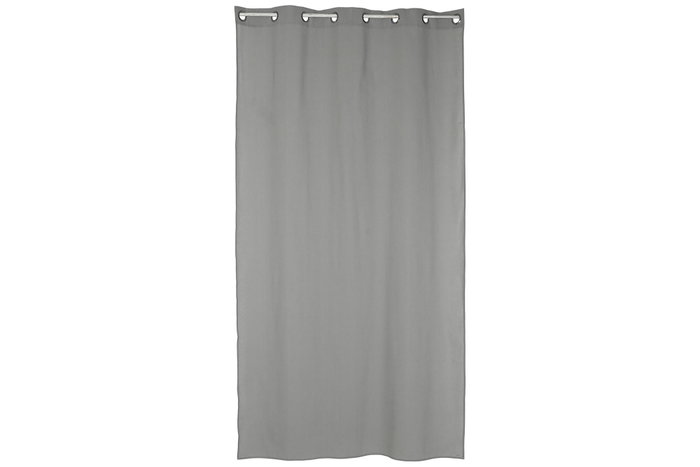 DKD Home Decor Cortina Urban Basic Colors Gris Claro 2 x 260 x 140 cm (2 Unidades)