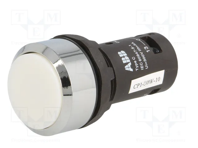 ABB CP1 Interruptor de presión 22mm Blanco NA